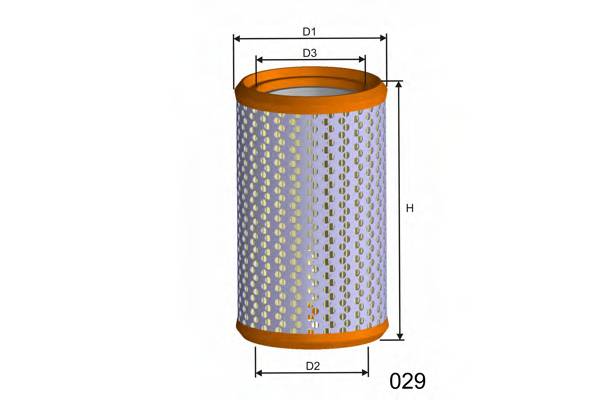 MISFAT R081A FILTR POWIETRZA IVECO