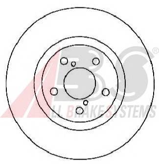 A.B.S. 17955 Тормозной диск