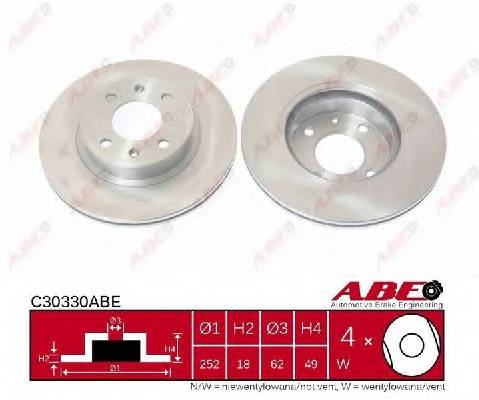 ABE C30330ABE Тормозной диск
