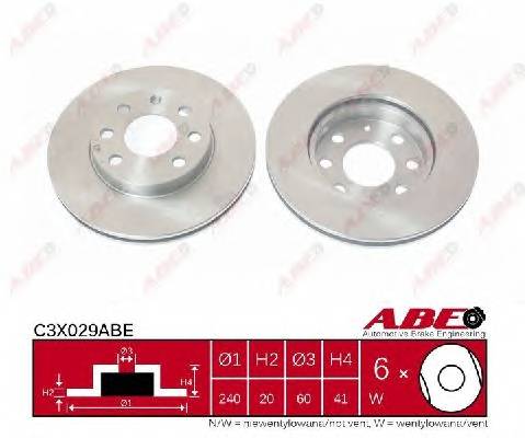 ABE C3X029ABE Тормозной диск