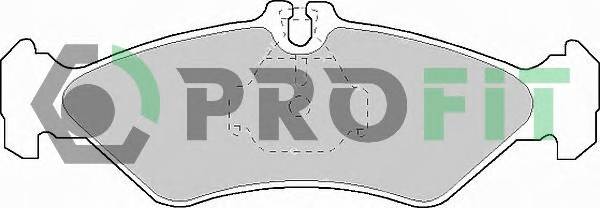 PROFIT 5000-1039 Колодки гальмівні дискові