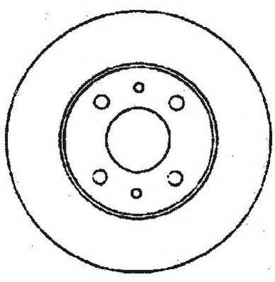 JURID 561387JC Гальмівний диск