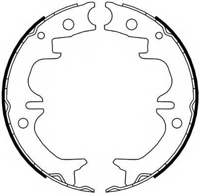 FERODO FSB4069 Комплект тормозных колодок,