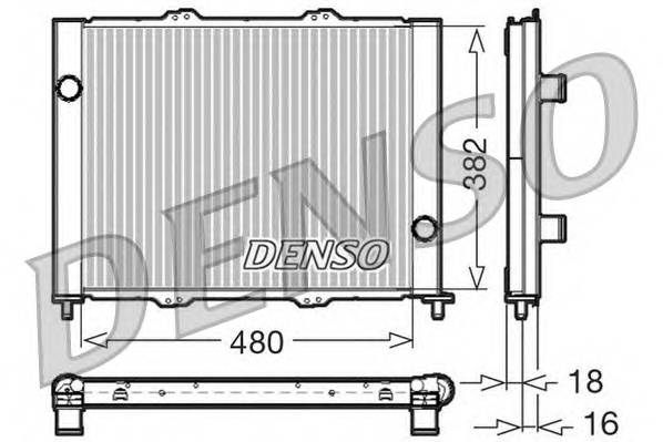 DENSO DRM23099 модуль охлаждения