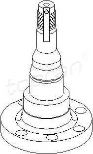TOPRAN 103 511 Маточина колеса