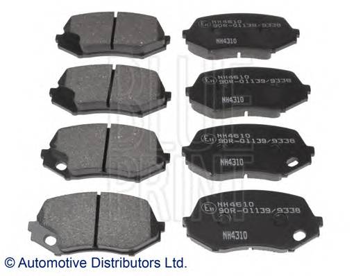 BLUE PRINT ADC44282 Комплект гальмівних колодок,