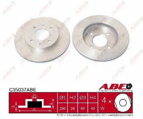 ABE C35037ABE Тормозной диск