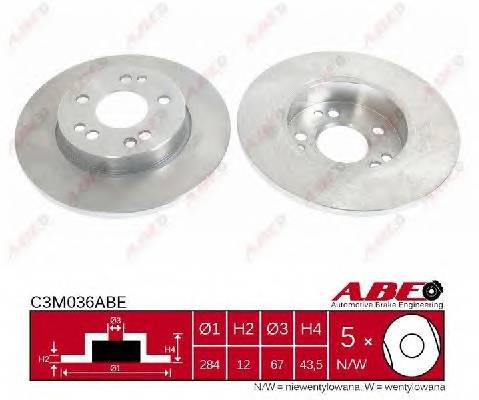 ABE C3M036ABE Тормозной диск