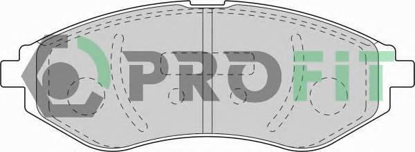 PROFIT 5000-1699 Колодки гальмівні дискові
