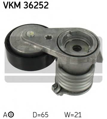 SKF VKM 36252 Натяжний ролик, полікліновий