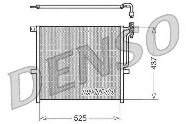 DENSO DCN05008 Конденсатор, кондиціонер