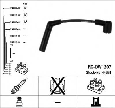 NGK 44331 Комплект проводов зажигания