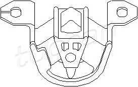TOPRAN 201 359 Подвеска, двигатель