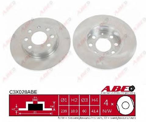 ABE C3X028ABE Тормозной диск