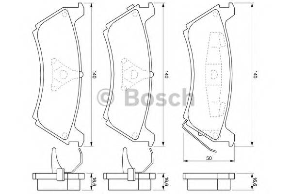 BOSCH 0 986 424 648 Комплект гальмівних колодок,