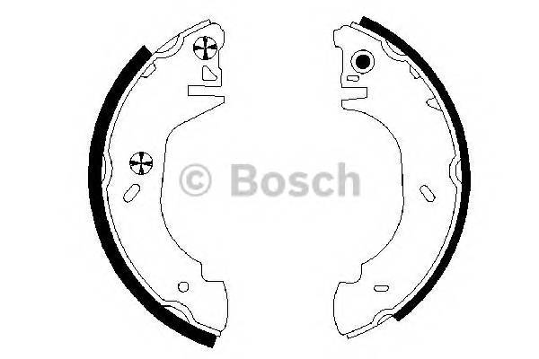 BOSCH 0 986 487 524 Комплект гальмівних колодок