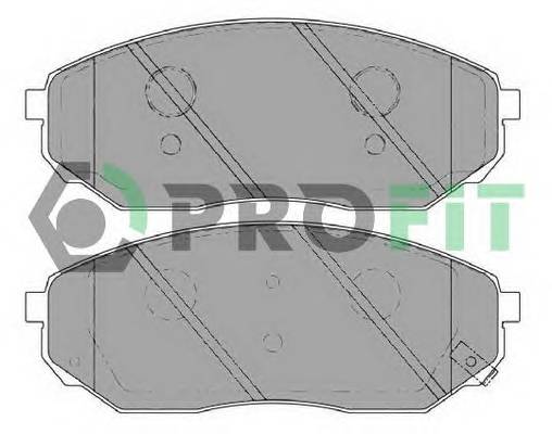 PROFIT 5000-1735 Колодки гальмівні дискові
