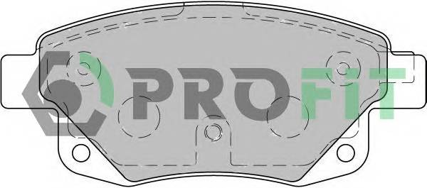 PROFIT 5000-1930 Колодки гальмівні дискові