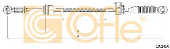 COFLE 10.2450 Трос зчеплення