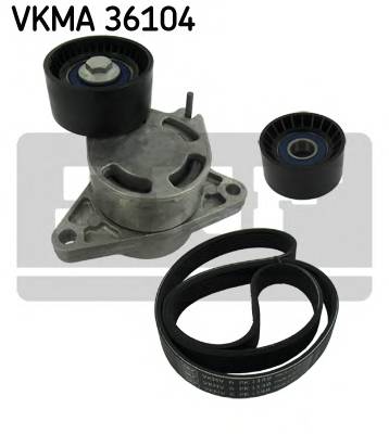SKF VKMA 36104 Поликлиновой ременный комплект
