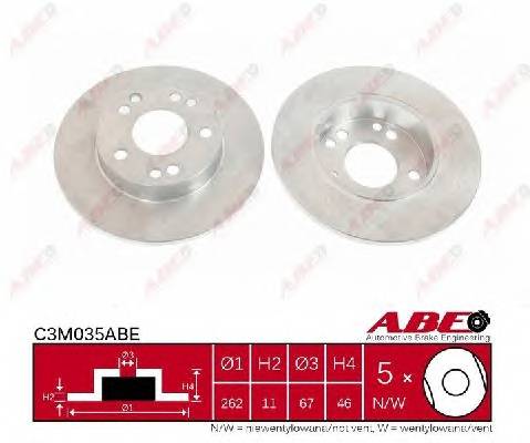 ABE C3M035ABE Тормозной диск