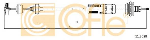 COFLE 11.3028 Трос зчеплення