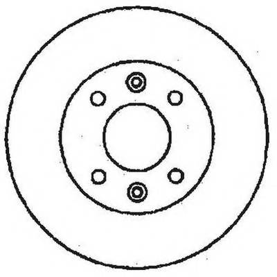 JURID 561257JC Тормозной диск