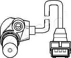 TOPRAN 205 887 Датчик частоти обертання,