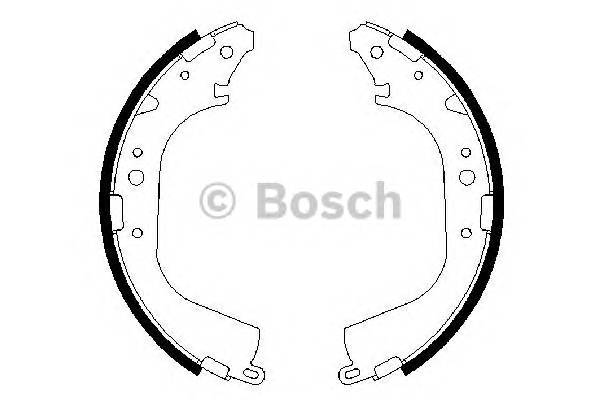 BOSCH 0 986 487 354 Комплект гальмівних колодок