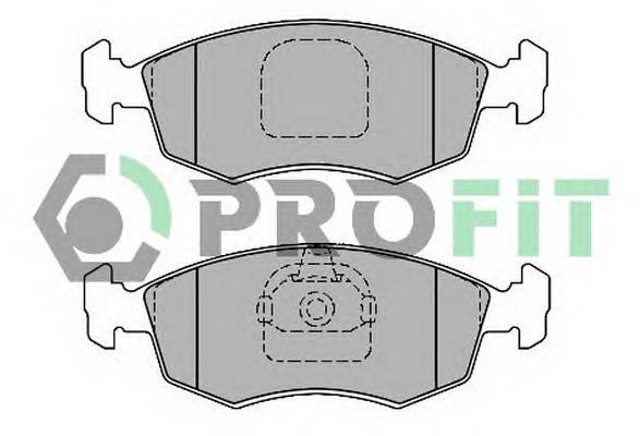 PROFIT 5000-1376 Колодки гальмівні дискові