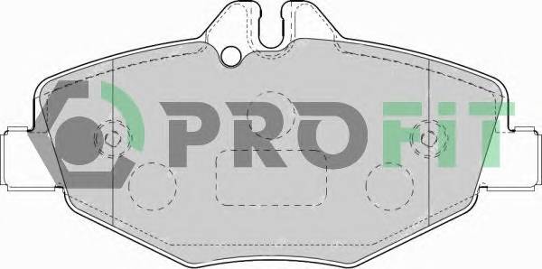 PROFIT 5000-1414 Колодки гальмівні дискові