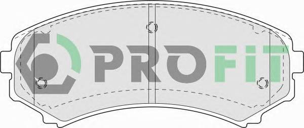 PROFIT 5000-1603 Колодки гальмівні дискові