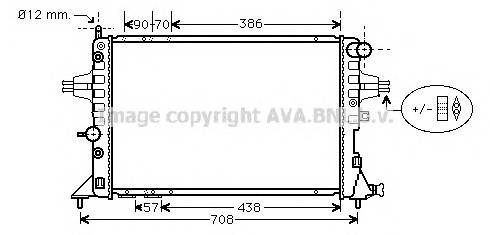 AVA QUALITY COOLING OLA2329 Радиатор, охлаждение двигателя