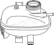 TOPRAN 206 671 Компенсационный бак, охлаждающая