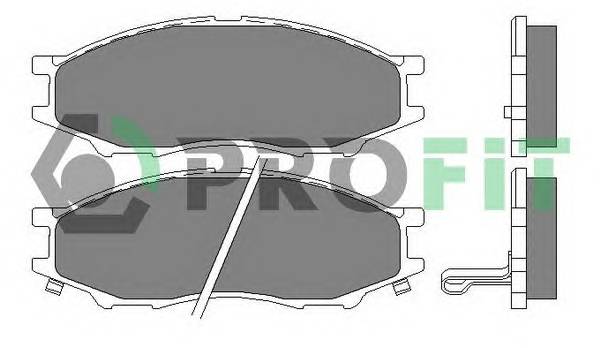 PROFIT 5000-2024 Колодки гальмівні дискові