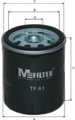 MFILTER TF61 Масляный фильтр