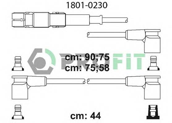 PROFIT 1801-0230 Високовольтні кабелі