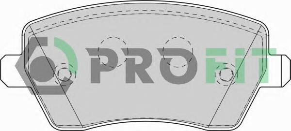 PROFIT 5000-1617 Колодки гальмівні дискові