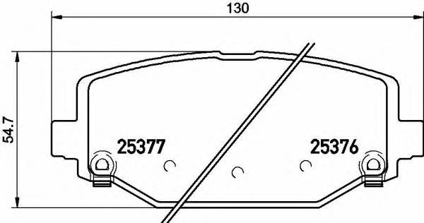 BREMBO P 11 032 KLOCKI HAM. FREEMONT