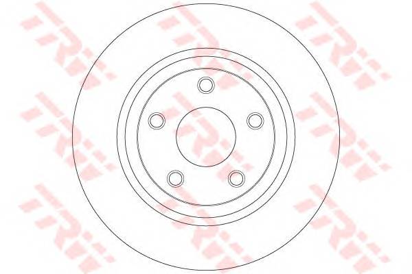TRW DF6492 Тормозной диск
