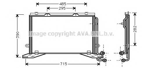 AVA QUALITY COOLING MSA5268 Конденсатор, кондиционер