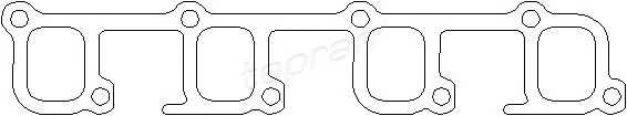TOPRAN 203 858 Прокладка, впускний колектор