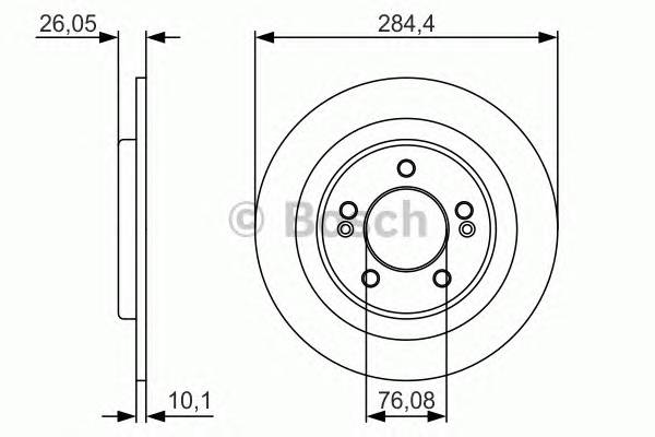 BOSCH 0 986 479 A47 Тормозной диск