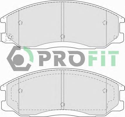 PROFIT 5000-1605 Колодки гальмівні дискові