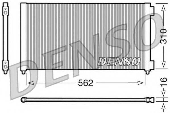 DENSO DCN09102 Конденсатор, кондиционер