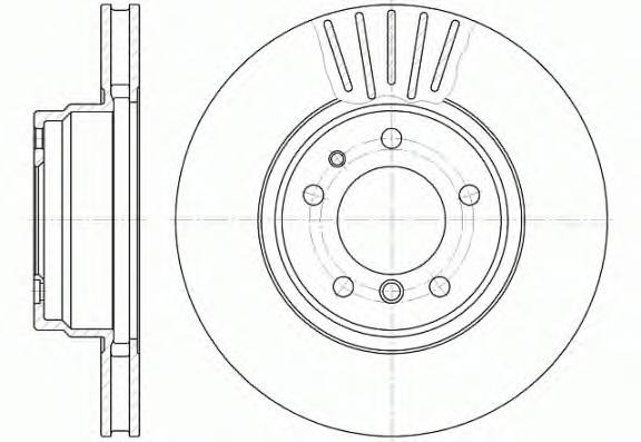 REMSA 6509.10 Тормозной диск