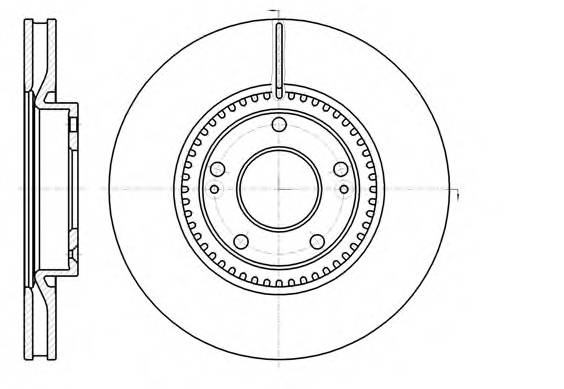 REMSA 61217.10 Тормозной диск