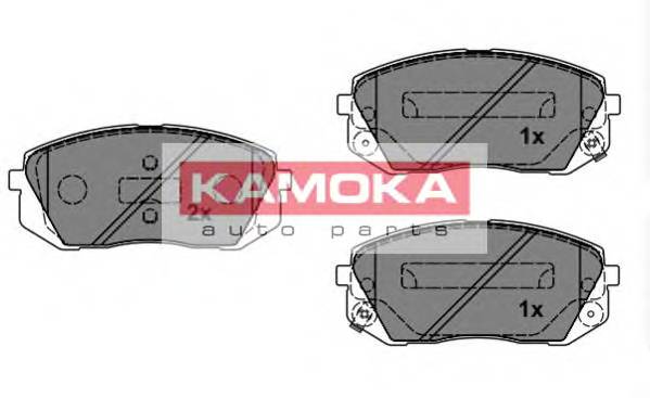 KAMOKA JQ101149 Комплект гальмівних колодок,