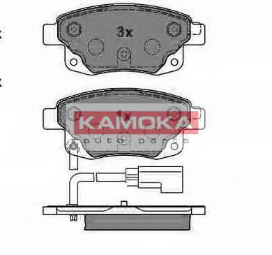 KAMOKA JQ1013860 Комплект тормозных колодок,