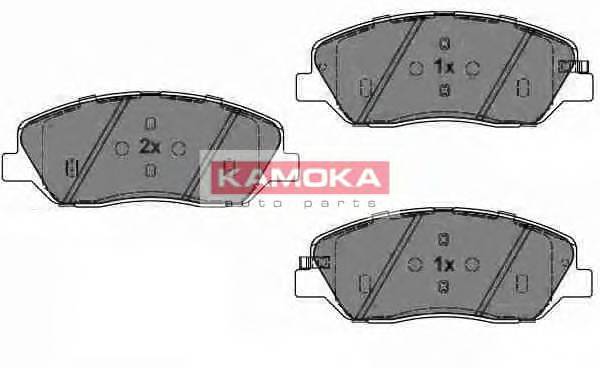 KAMOKA JQ1018222 Комплект тормозных колодок,
